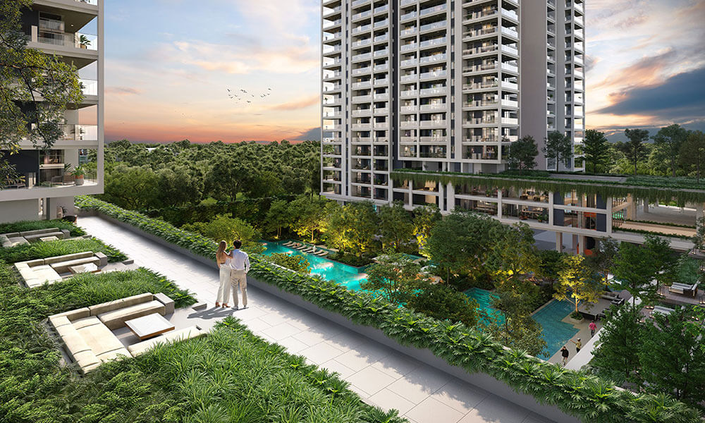 TARC Ishva, Aravalli Hills views